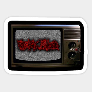 WorkSh3d TV Sticker